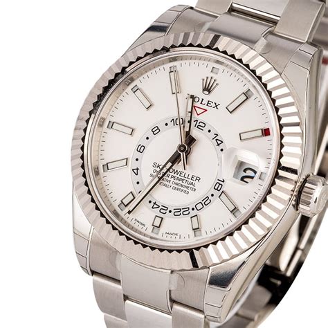 best white dial rolex|Rolex with white face.